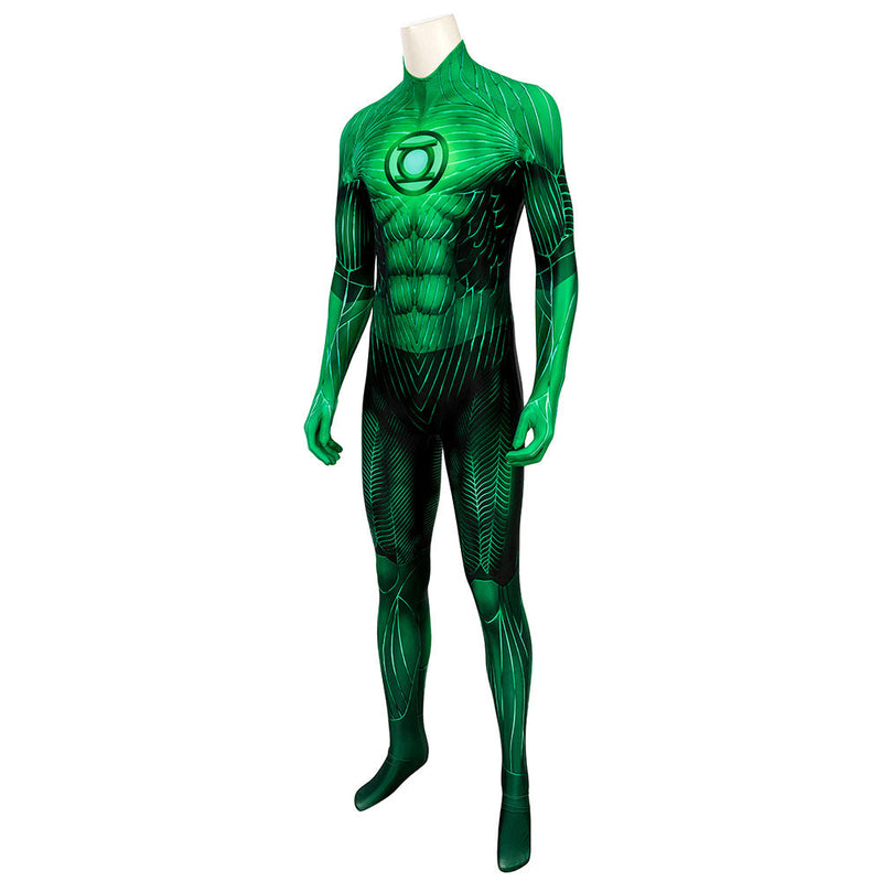 Green Lantern Hal Jordan Bodysuit Cosplay Costume Zentai Outfits