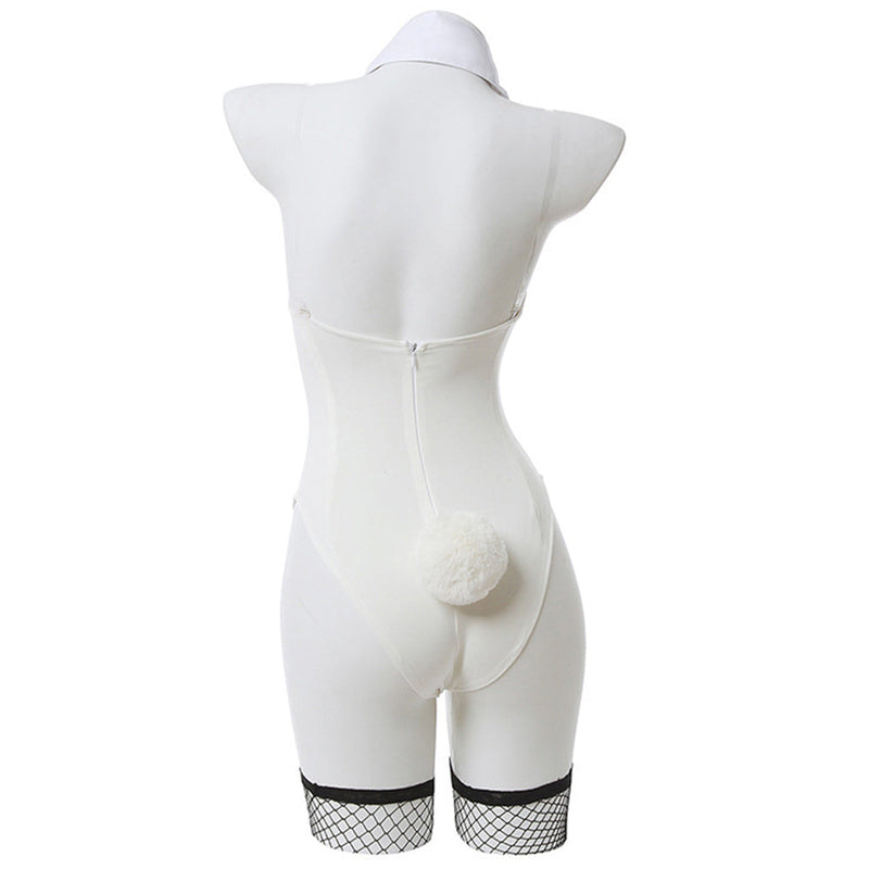 DanganRonpa 2 Nanami ChiaKi Bunny Girl Cosplay Jumpsuit Women Sexy Bodysuit Halloween Party Romper Cosplay Costume