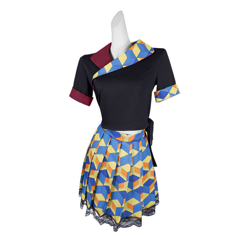 Demon Slayer Tomioka Giyuu Cosplay Costume JK Maid Dress Outfits