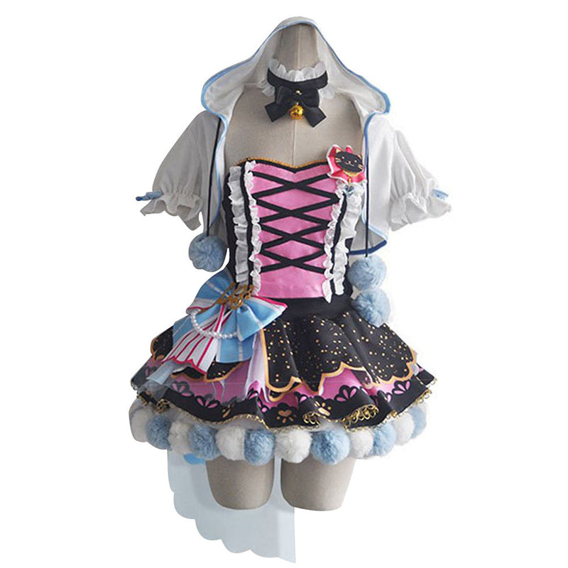 Love Live! Ayase Eli Cosplay Costume Dress Accessories Outfits Halloween Carnival Suit