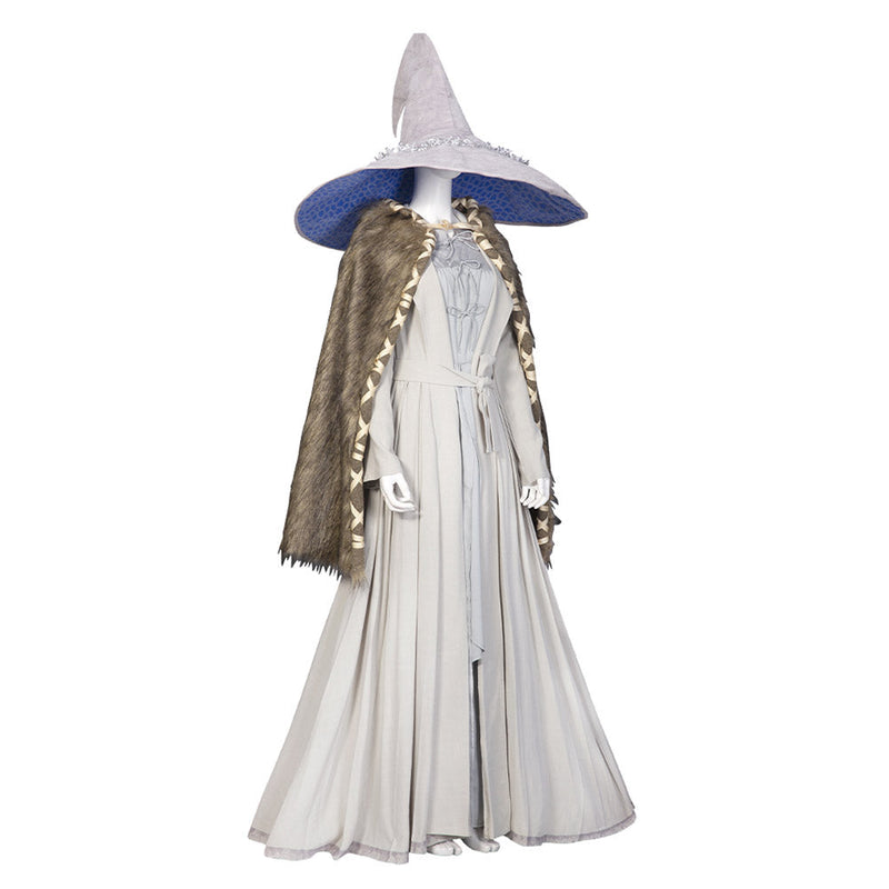 Elden Ring Ranni Cosplay Costume Dress Hat Outfits Halloween Carnival Suit