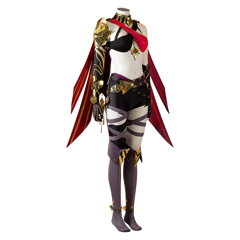 Genshin Impact Dehya Cosplay Costume Outfits Halloween Carnival Suit