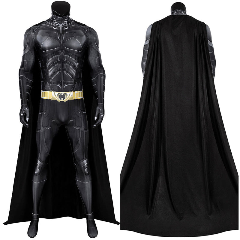 Batman Bruce Wayne Cosplay Costume Jumpsuit Cloak Outfits Halloween Carnival Suit