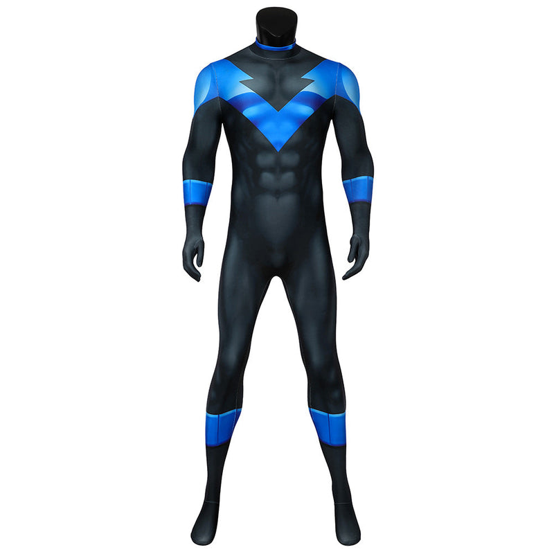 Dick Grayson Nightwing Cosplay Costume Jumpsuit Outfits Halloween Carnival Suit