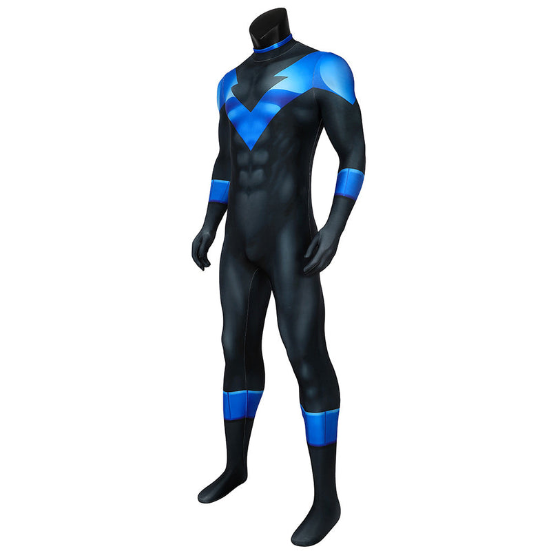 Dick Grayson Nightwing Cosplay Costume Jumpsuit Outfits Halloween Carnival Suit