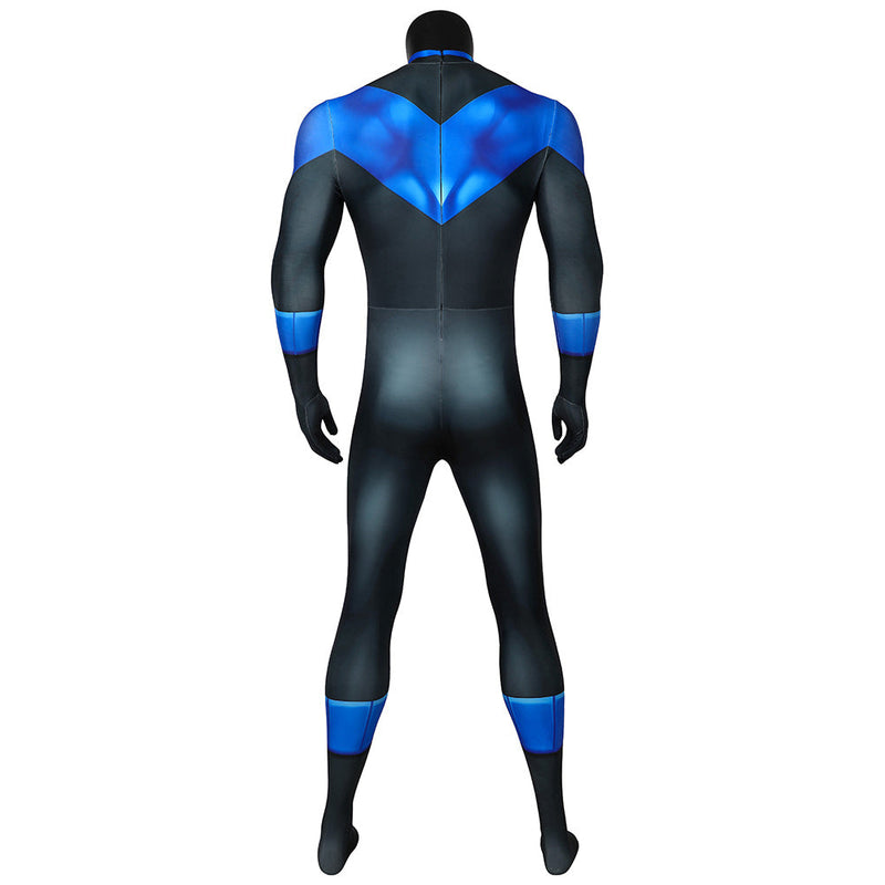 Dick Grayson Nightwing Cosplay Costume Jumpsuit Outfits Halloween Carnival Suit