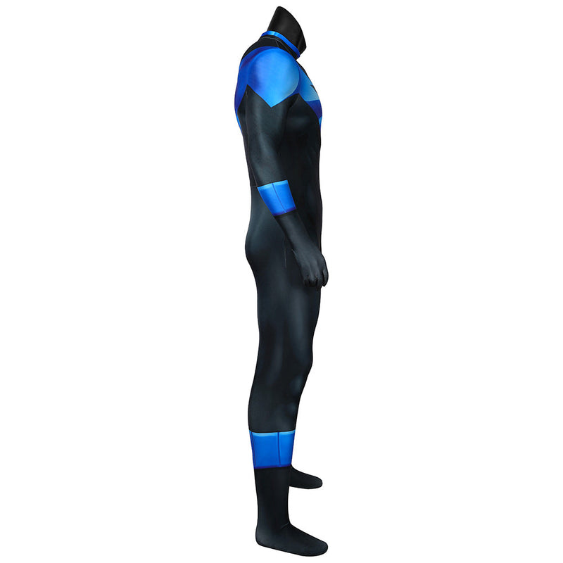 Dick Grayson Nightwing Cosplay Costume Jumpsuit Outfits Halloween Carnival Suit