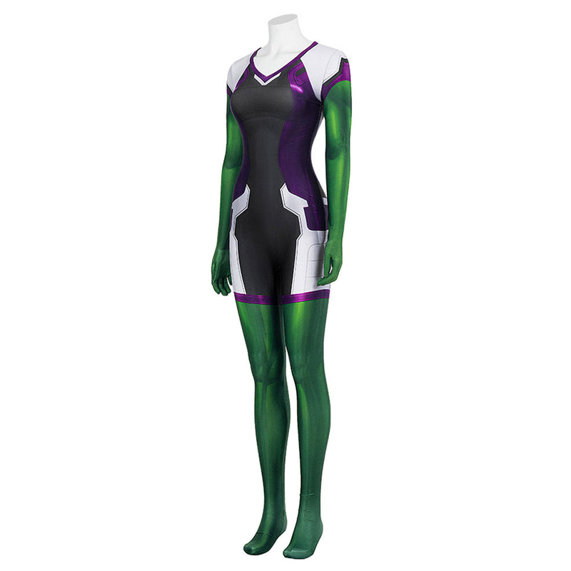 She-Hulk Cosplay Costume Jumpsuit Outfits Halloween Carnival Suit