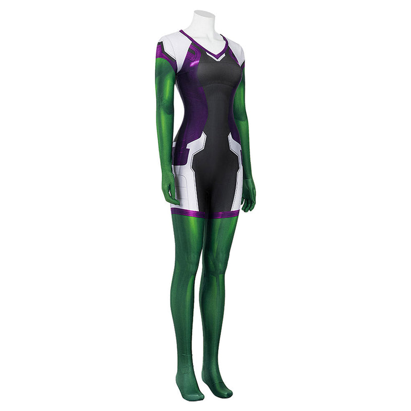 She-Hulk Cosplay Costume Jumpsuit Outfits Halloween Carnival Suit