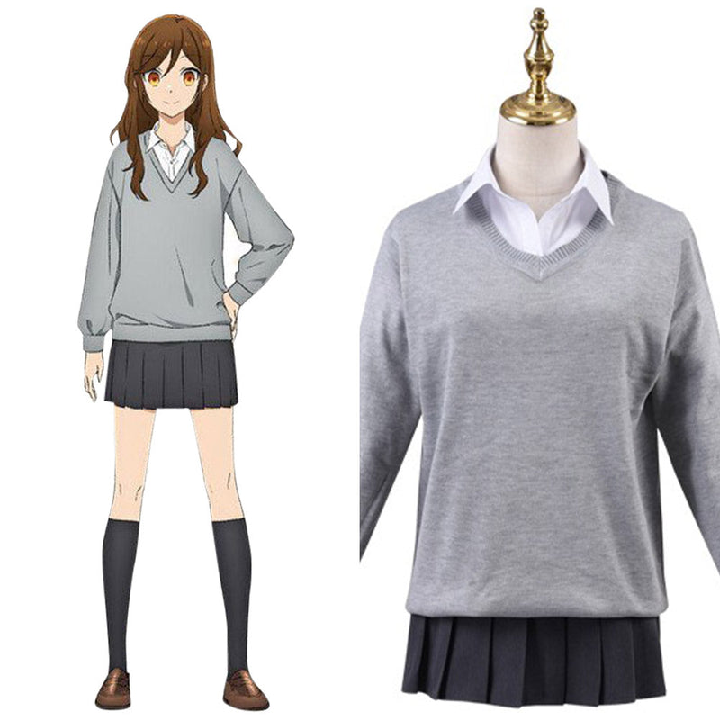 Anime Hori-san to Miyamura-kun Hori Kyouko Women School Uniform Outfits Halloween Carnival Suit Cosplay Costume