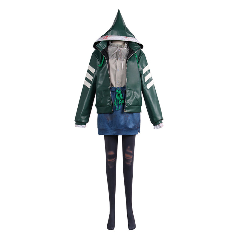 Dead by Daylight Feng Min Cosplay Costume Outfits Green Version Halloween Carnival Suit