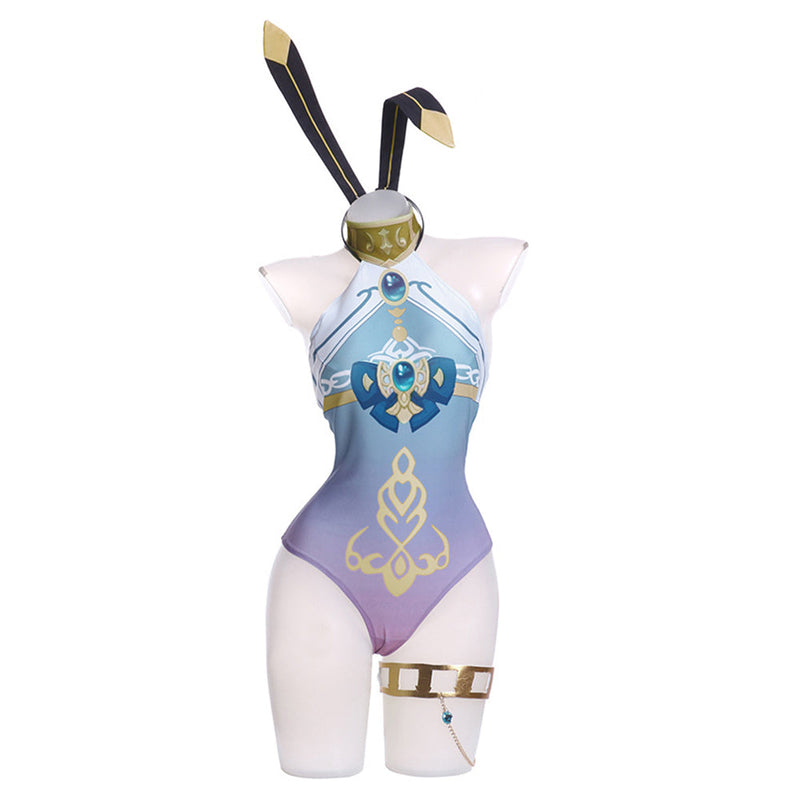 Genshin Impact Nilou Cosplay Costume Bunny Girls Outfits Halloween Carnival Suit