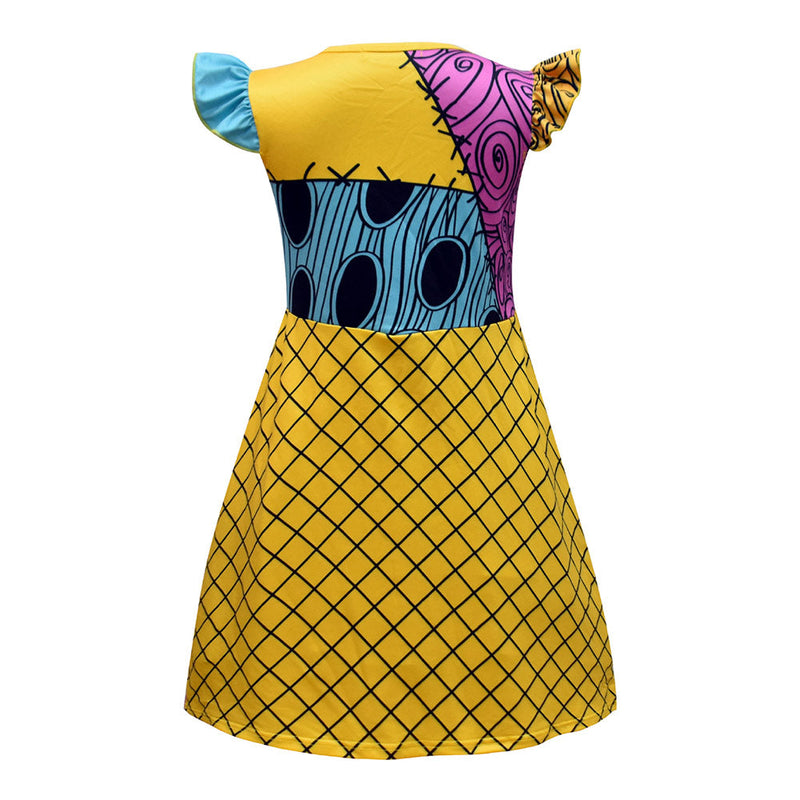 Kid The Nightmare Before Christmas Sally Cosplay Costume Dress