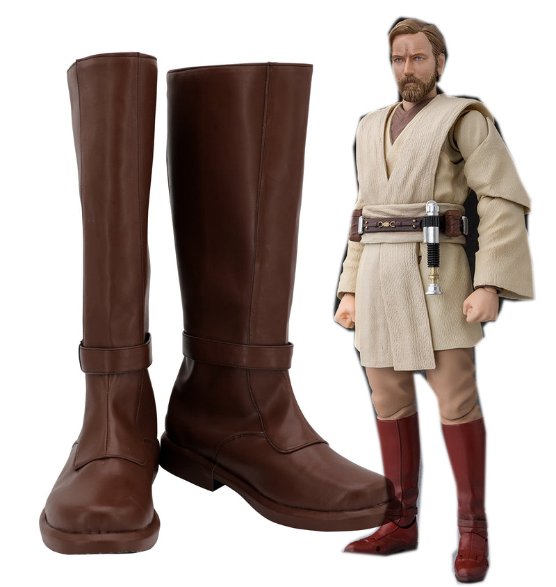 Star Wars Jedi Obi Wan Kenobi Cosplay Shoes