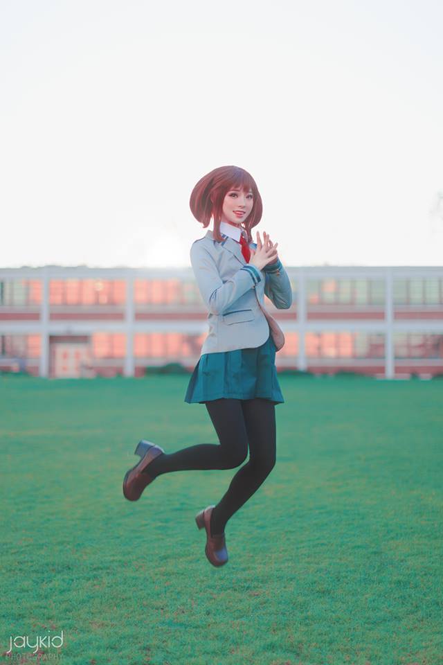 Boku no Hero Academia My Hero Academia Tsuyu Ochaco Uraraka Cosplay Costume