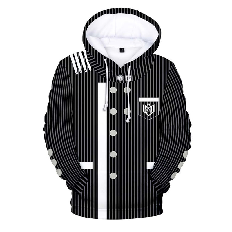 Unisex Saihara Shuichi Cosplay Hoodies Danganronpa V3: Killing Harmony Pullover 3D Print Jacket Sweatshirt