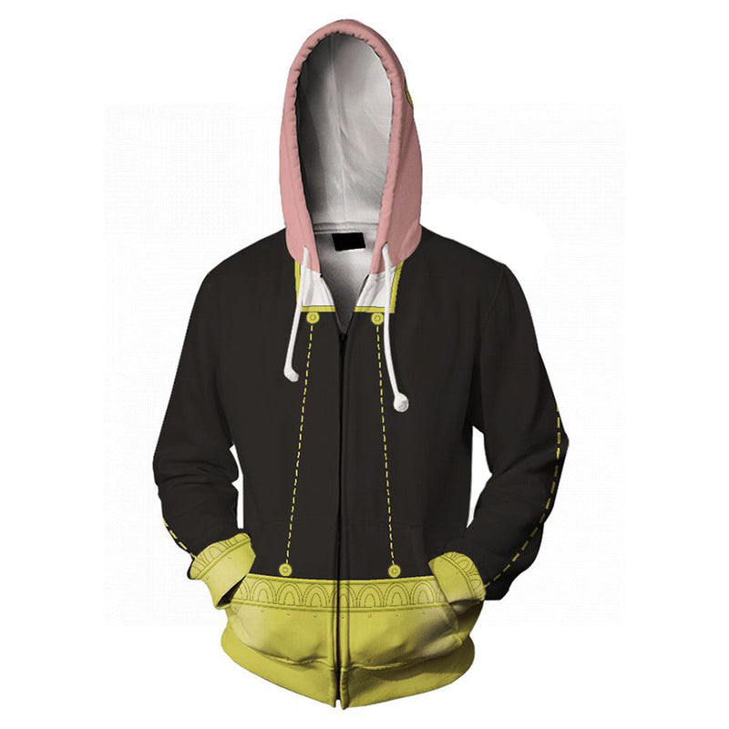 SPY×FAMILY Cosplay Hoodie 3D Printed Hooded Sweatshirt Zip Up Jacket Coat