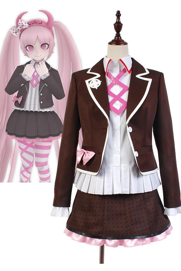 Zettai Zetsubo Shojo: Danganronpa AnotherEpisode Kotoko Utsugi Uniform Cosplay Costume