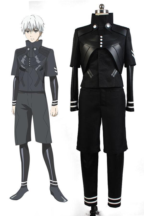 Tokyo Ghoul Ken Kaneki Jumpsuit The Eyepatch Cosplay Costume