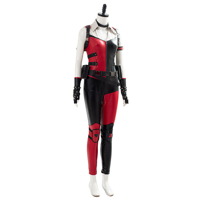 Mortal Kombat 11 Cassie Cage Harley Quinn Skin Halloween Suit Outfit Cosplay Costume