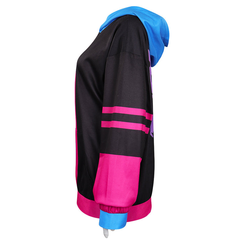 Arcane: League of Legends Jinx LOL Hoodie Hooded Sweatshirt Cosplay Costume