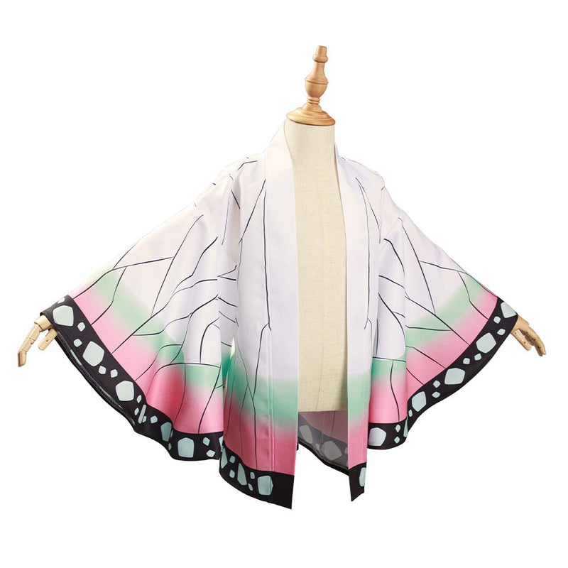 Demon Slayer: Kimetsu no Yaiba Kochou Shinobu Kids Children Kimono Coat Cosplay Costume