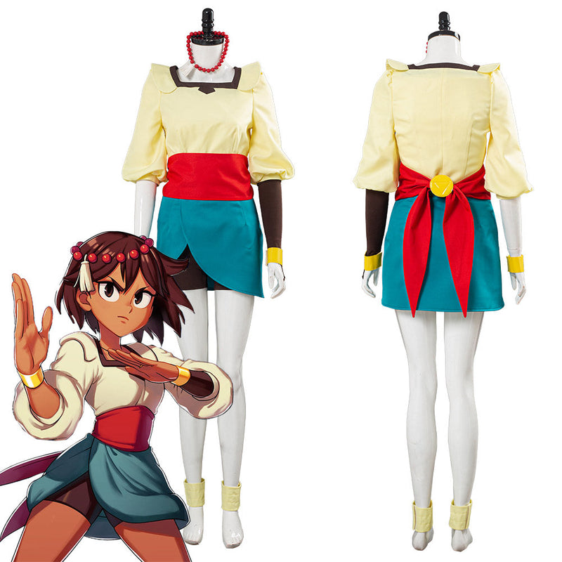 Game Indivisible Ajina Uniform Outfits Halloween Carnival Costume Cosplay Costume