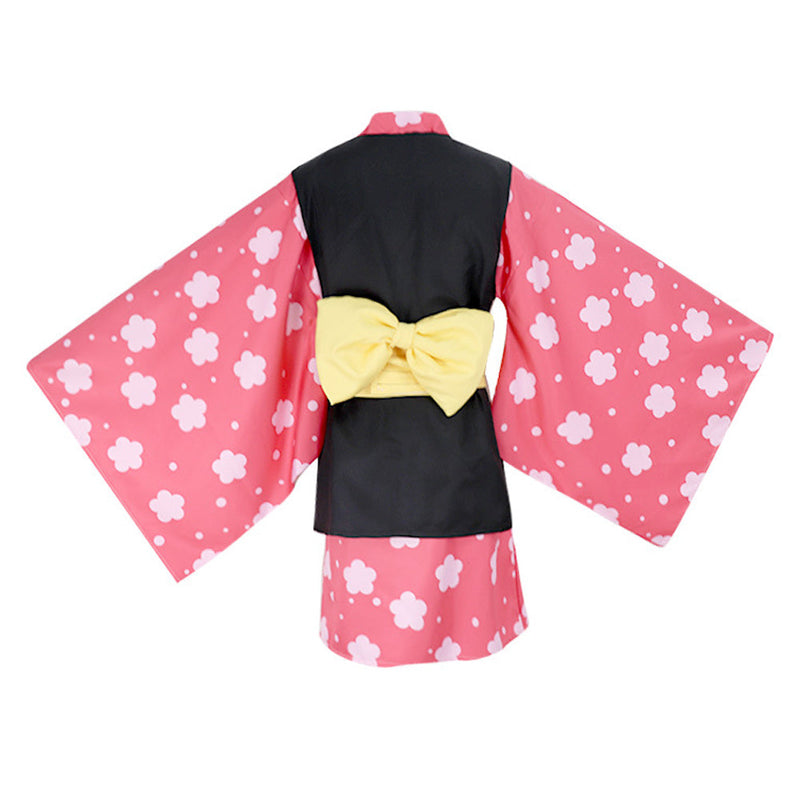 Demon Slayer Kisatsutai Makomo Kimono Uniform Outfit Halloween Cosplay Costume