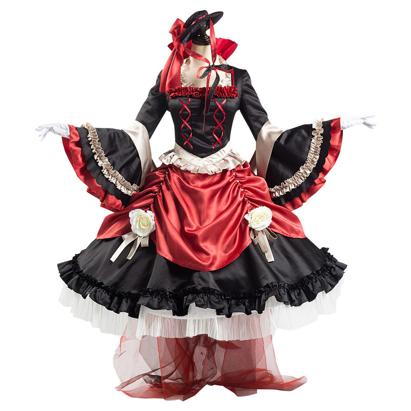 Identity V Mary Bloody Queen Dress Outfits Halloween Carnival Suit Cosplay Costume