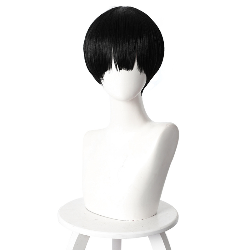 Jibaku Shounen Toilet-Bound Hanako-kun Black Wig Cosplay Wig