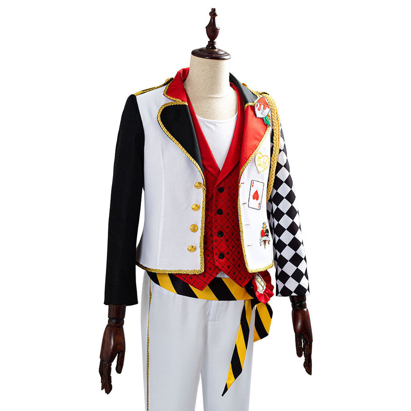 Twisted-Wonderland Alice in Wonderland Theme Ace Halloween Uniform Outfits Cosplay Costume