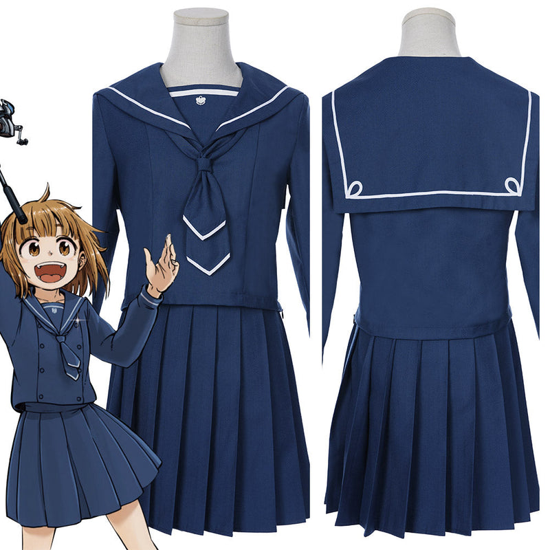 Houkago Teibou Nisshi/Diary of Our Days at the Breakwater Hina Tsurugi JK Uniform Sailor Suit Cosplay Costume