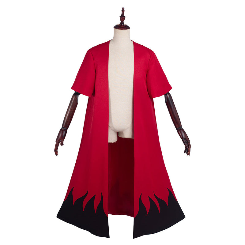 Naruto Uzumaki Cloak Kimono Robe Halloween Carnival Suit Cosplay Costume