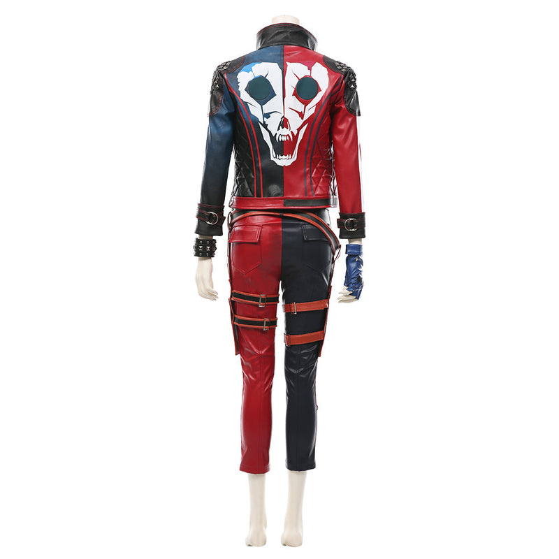 Suicide Squad: Kill the Justice League-Harleen Quinzel T-shirt Pants Outfits Halloween Carnival Suit Cosplay Costume