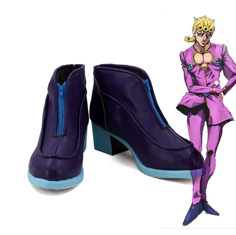 JoJo's Bizarre Adventure: Golden Wind Giorno Giovanna Cosplay Shoes Boots