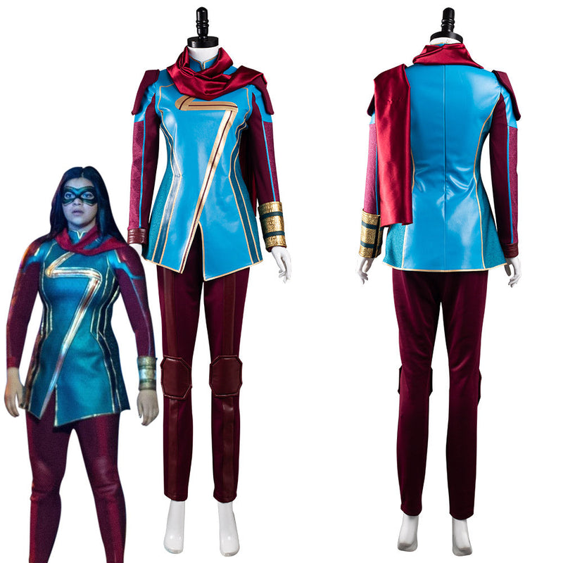 Ms. Marvel 2022 Kamala Khan Outfits Halloween Carnival Suit Cosplay Costume