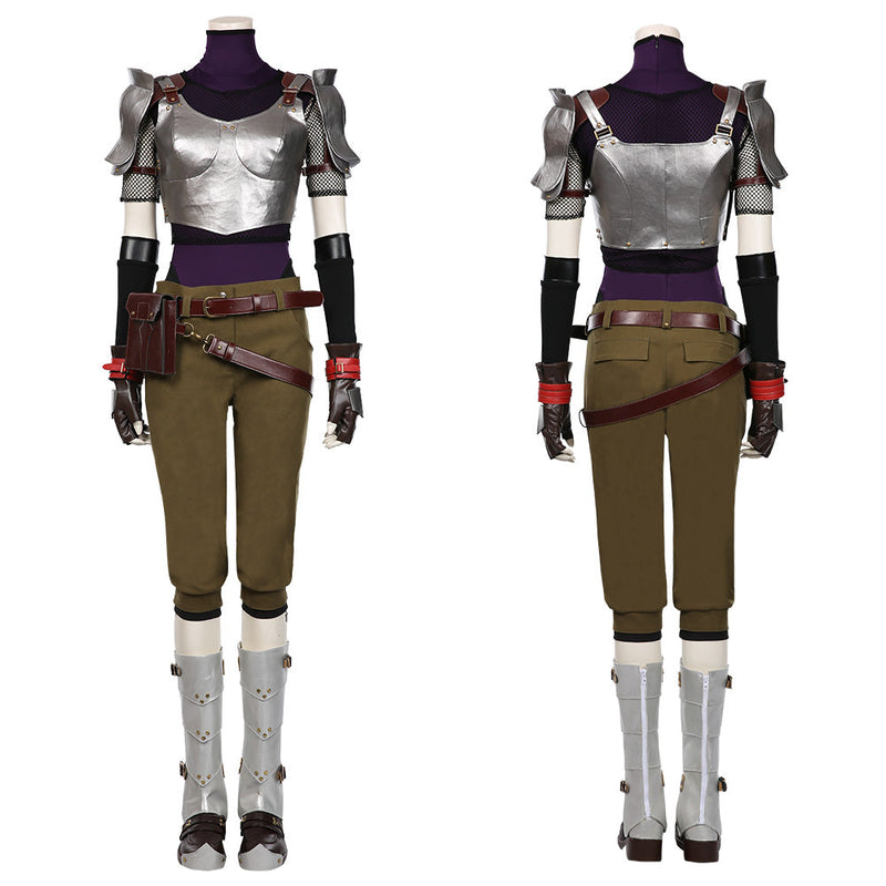 Final Fantasy VII Remake-Jessie Jumpsuit Outfits Halloween Carnival Suit Cosplay Costume