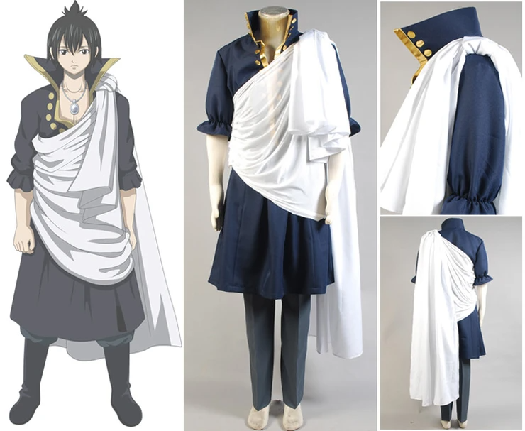 Fairy Tail Zeref Cosplay Costume