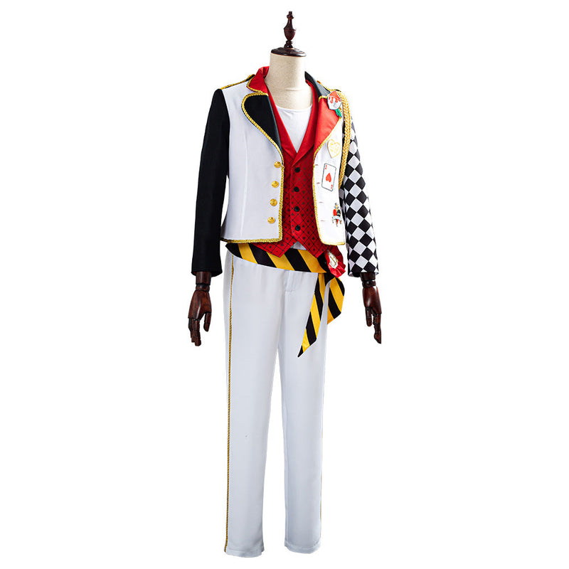 Twisted-Wonderland Alice in Wonderland Theme Ace Halloween Uniform Outfits Cosplay Costume