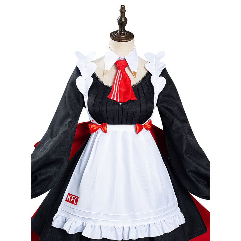 Anime Genshin Impact x KFC Noelle Maid Dress Suit Cosplay Costume