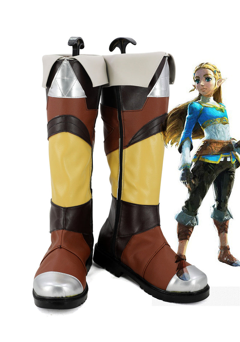 The Legend of Zelda: Breath of the Wild Pricess Zelda Cosplay Shoes Boots