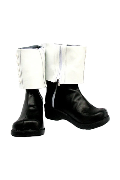 Soul Eater Crona Cosplay Boots Shoes Black and White