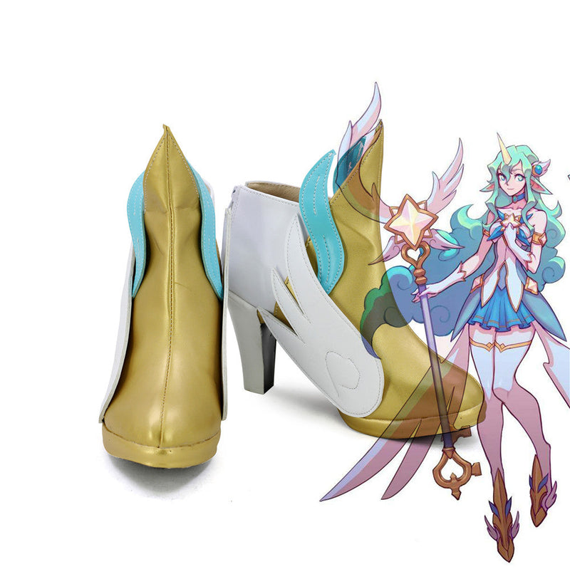 League of Legends Soraka Star Guardian Cosplay Shoes Boots