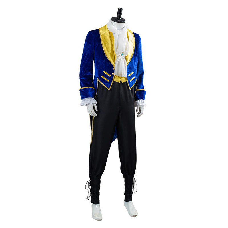 Men's Beauty And The Beast Prince Beast Cosplay Costume Halloween Carnival Costume