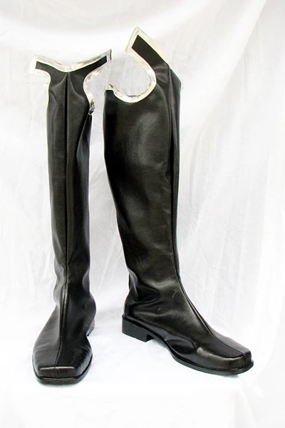 Kingdom Hearts II Xigbar Cosplay Boots Black