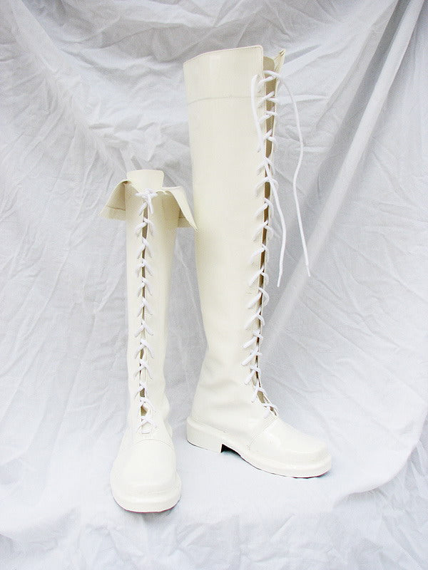 Shinning Wind Caris Philiath Cosplay Boots White