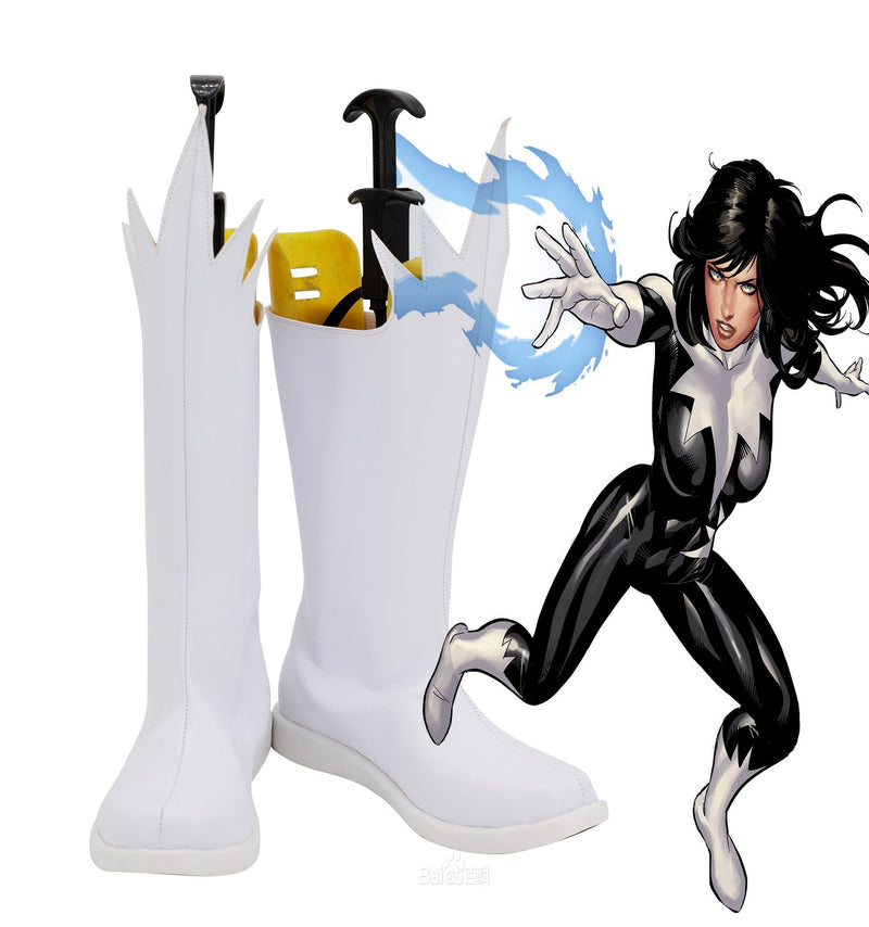 Marvel X-Men Lorna Dane Polaris Cosplay Shoes