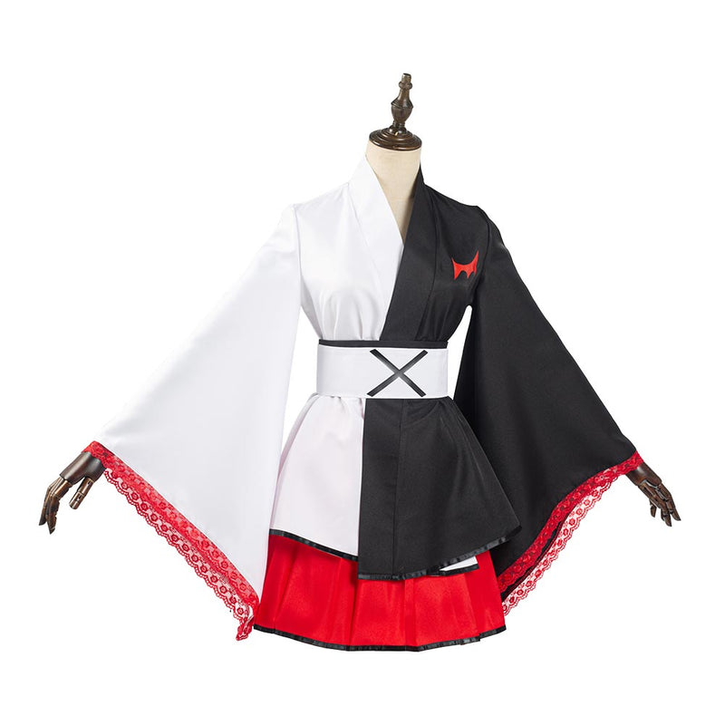 Danganronpa Monokuma Black White Bear Kimono Outfits Cosplay Costume