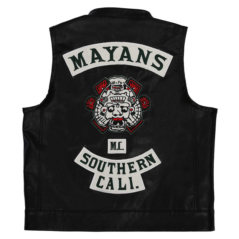 Mayans M.C. Season 3- Ezekiel Reyes Vest Halloween Carnival Suit Cosplay Costume