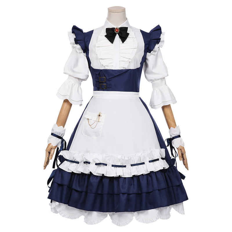 FINAL FANTASY XIV Miqo'te Maid Outfit Halloween Carnival Costume Cosplay Costume